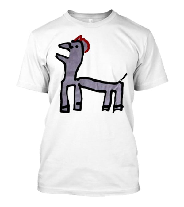 Jeremy Frieser Kimpie Paarntie Drawing With Red Mane T-Shirt