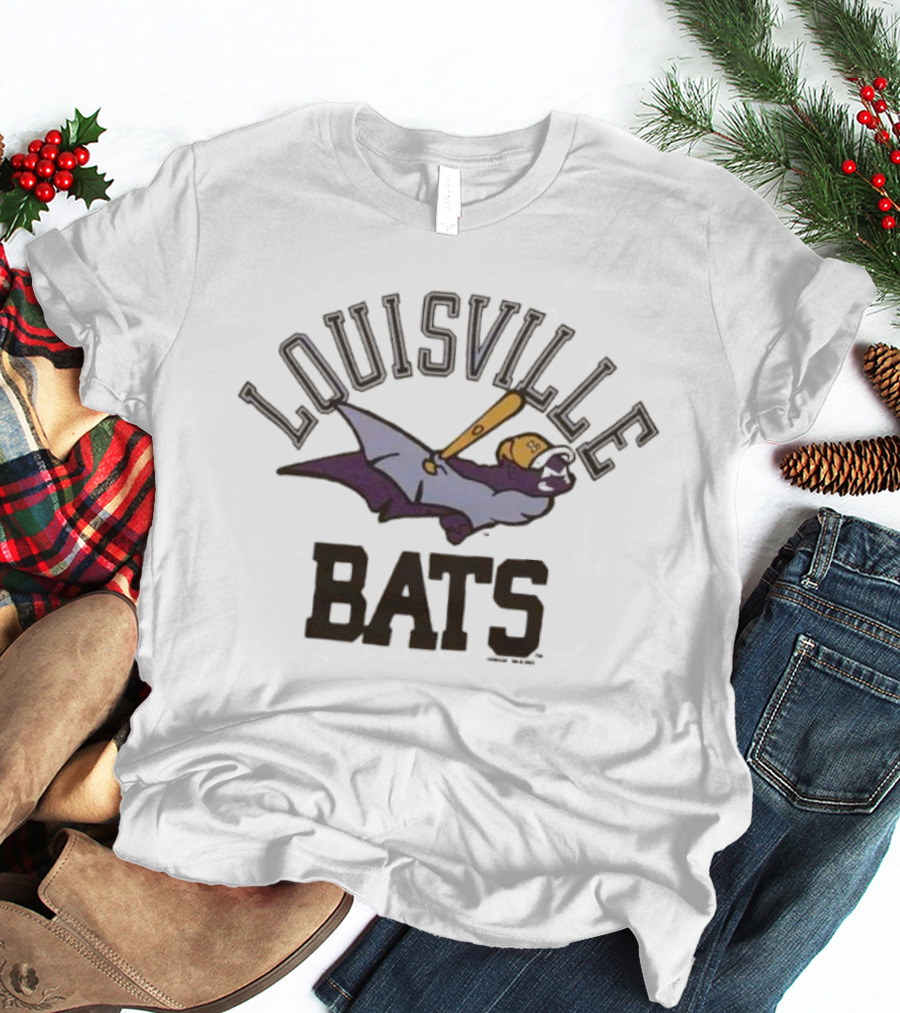 LOUISVILLE BATS BAT-WIELDING MASCOT T-Shirt