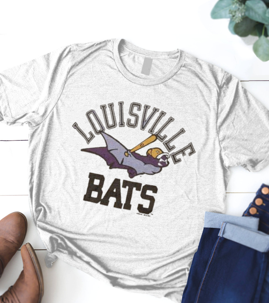 LOUISVILLE BATS BAT-WIELDING MASCOT T-Shirt