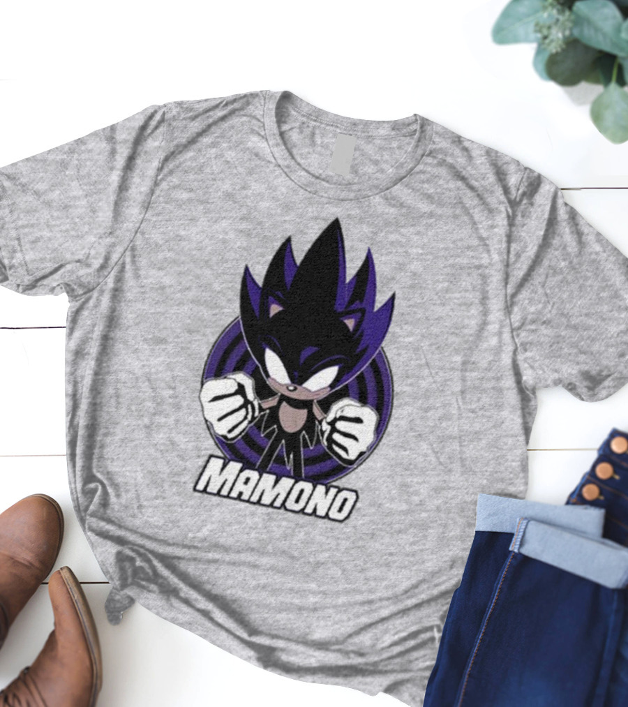 Mamono Dark Super Shadow Style Character T-Shirt