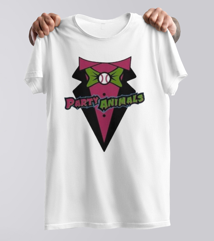 Party Animals Baseball Tuxedo T-Shirt