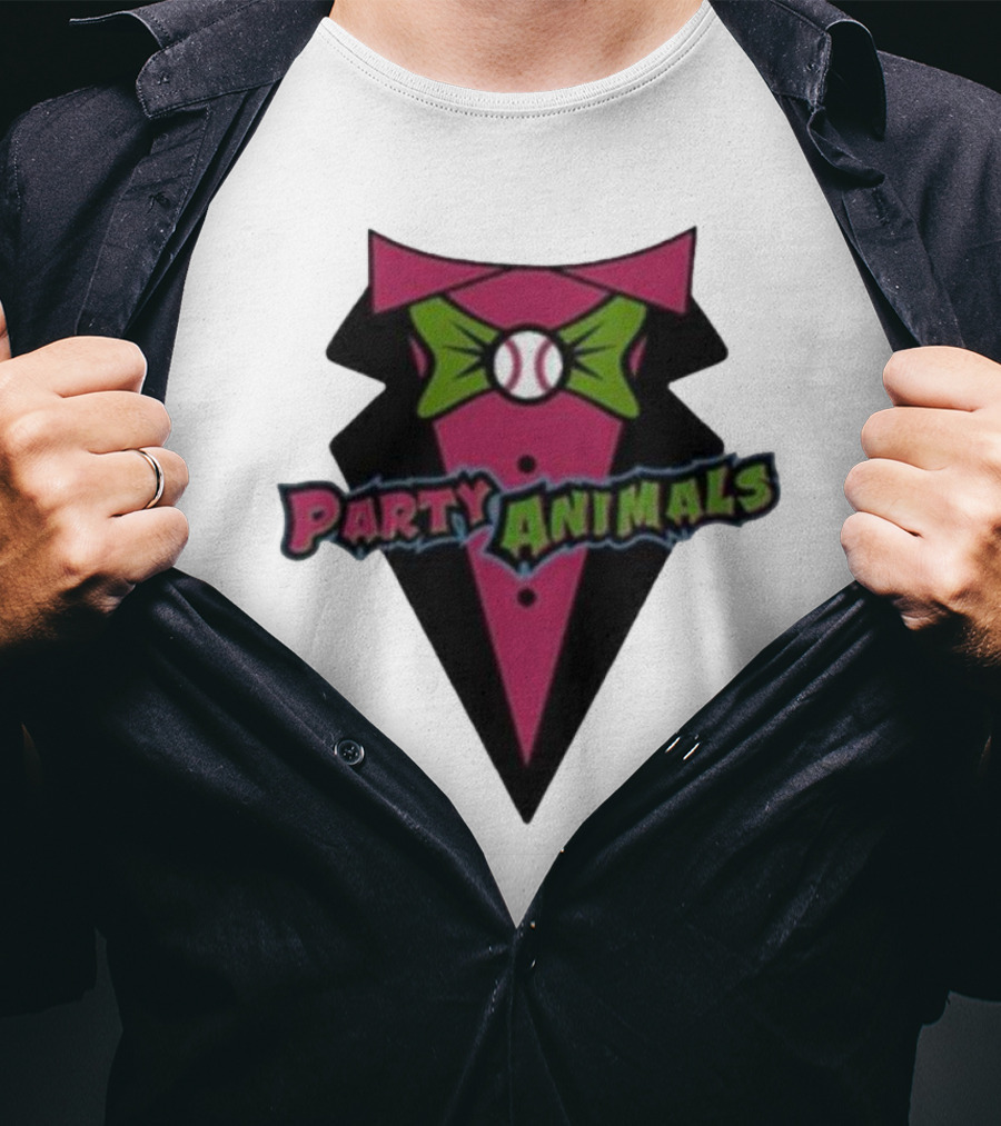 Party Animals Baseball Tuxedo T-Shirt