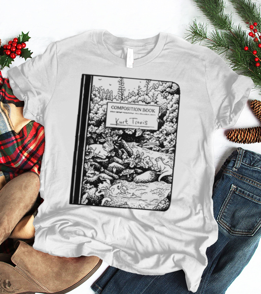 Kurt Travis Esque Records Composition Book T-Shirt
