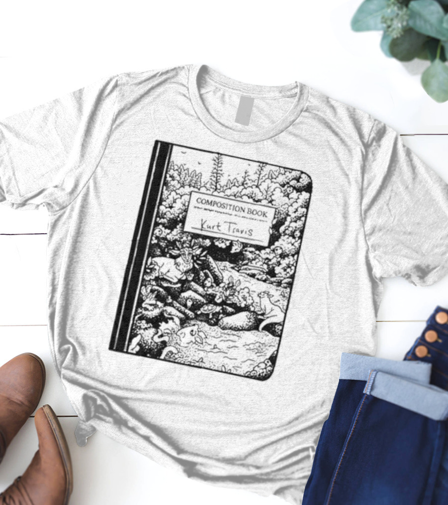 Kurt Travis Esque Records Composition Book T-Shirt