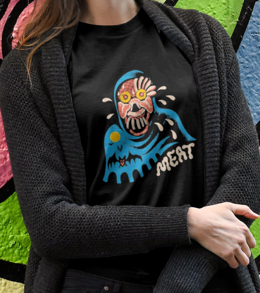 Meat Canyon Meathead Horror Masked Creature Monster T-Shirt