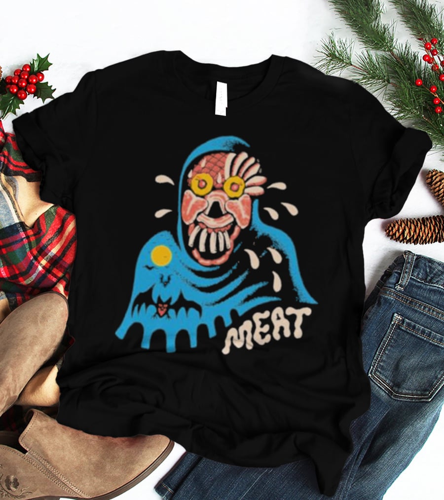 Meat Canyon Meathead Horror Masked Creature Monster T-Shirt