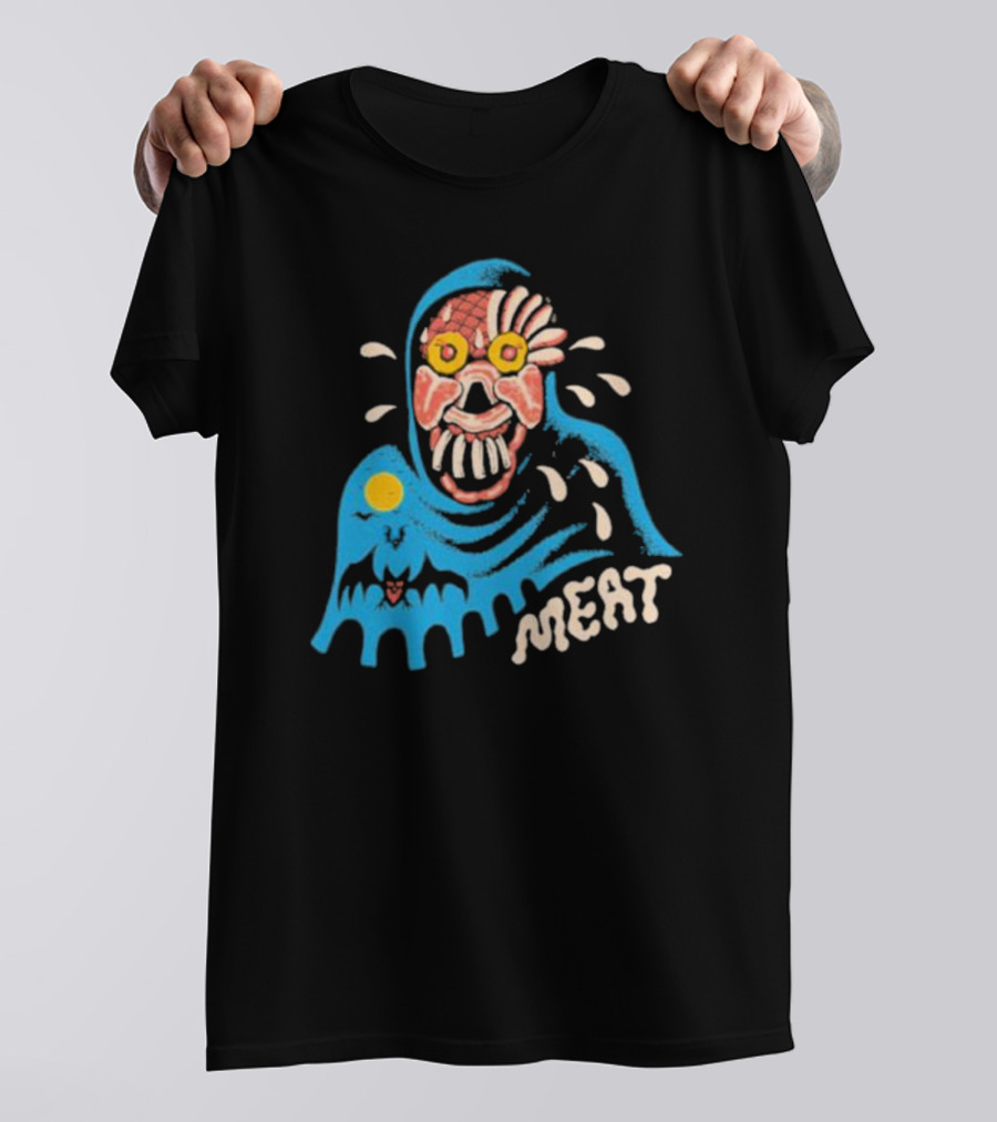 Meat Canyon Meathead Horror Masked Creature Monster T-Shirt