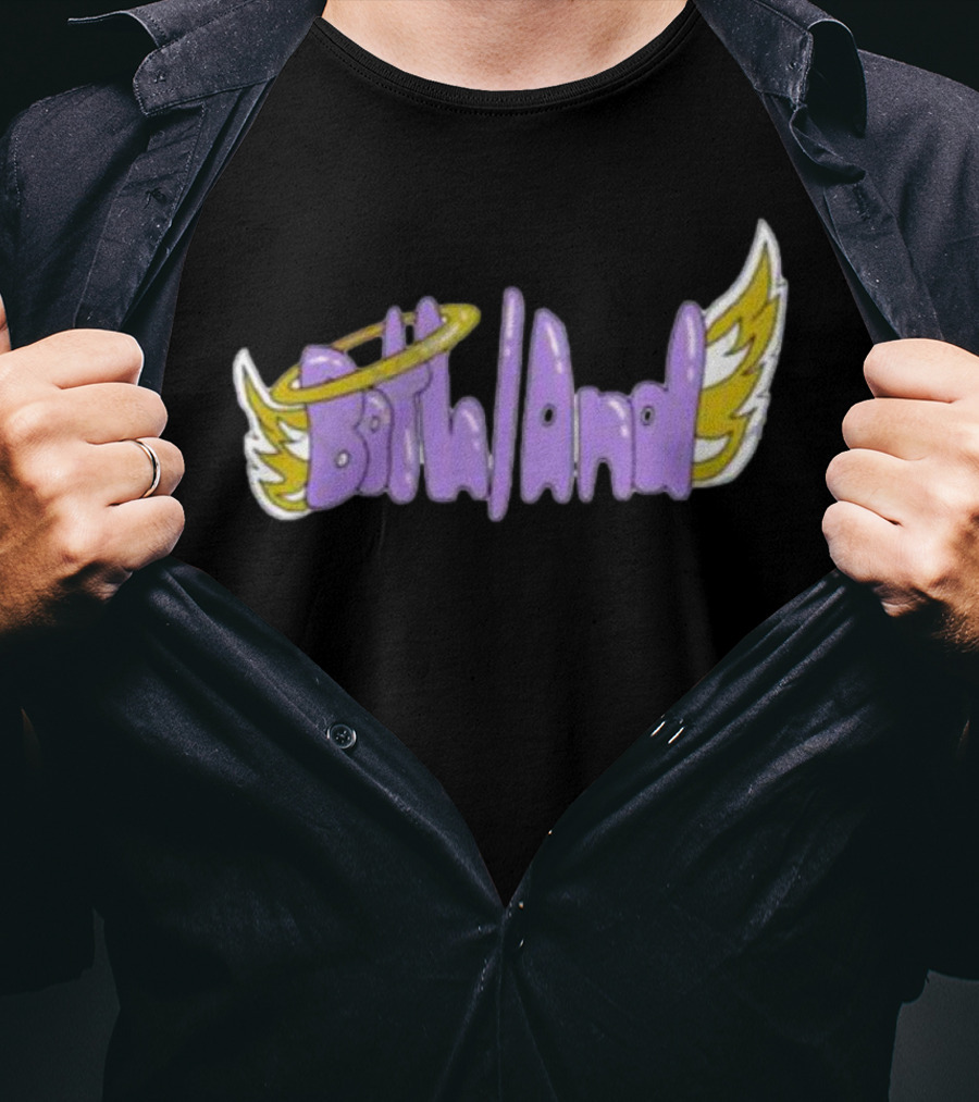 Both And Angel Wings Halo Thewldlfe Store T-Shirt