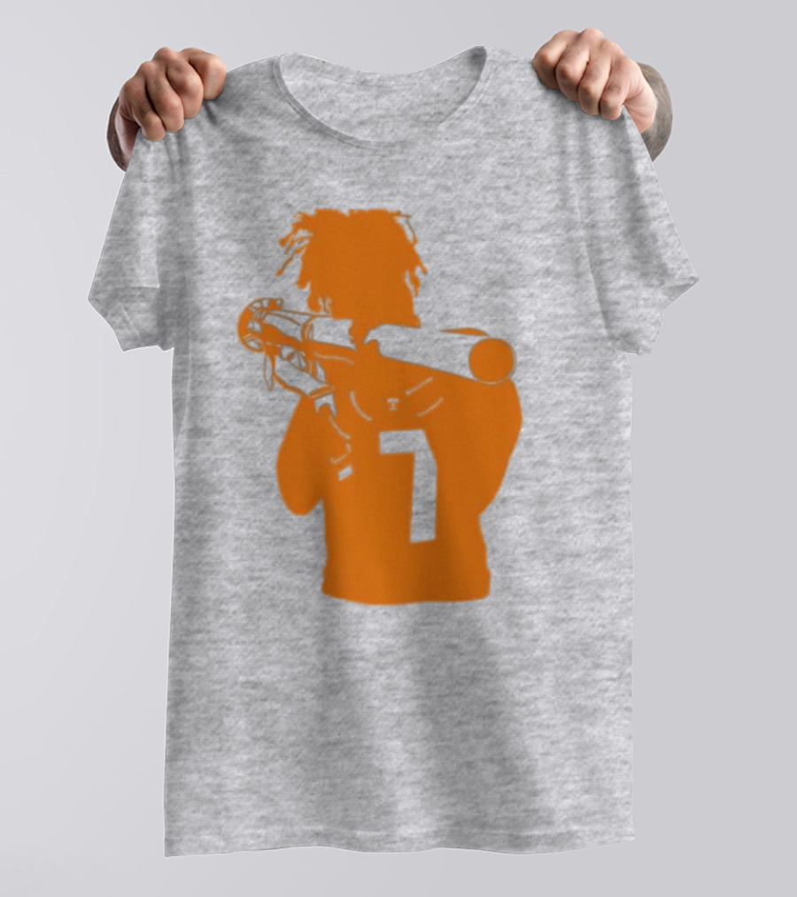 Bigorangeheupel Bazooka Joe 7 Football Player T-Shirt
