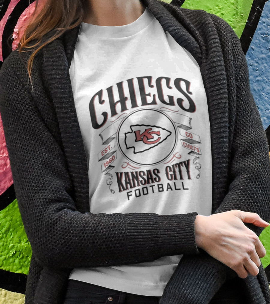 Kansas City Chiefs Football Go Chiefs Est 1960 KC T-Shirt