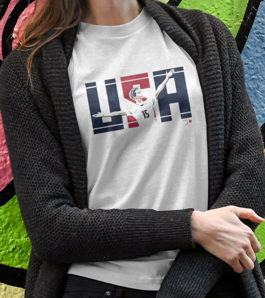 Megan Rapinoe USA 15 Iconic Pose USWNT Legend T-Shirt