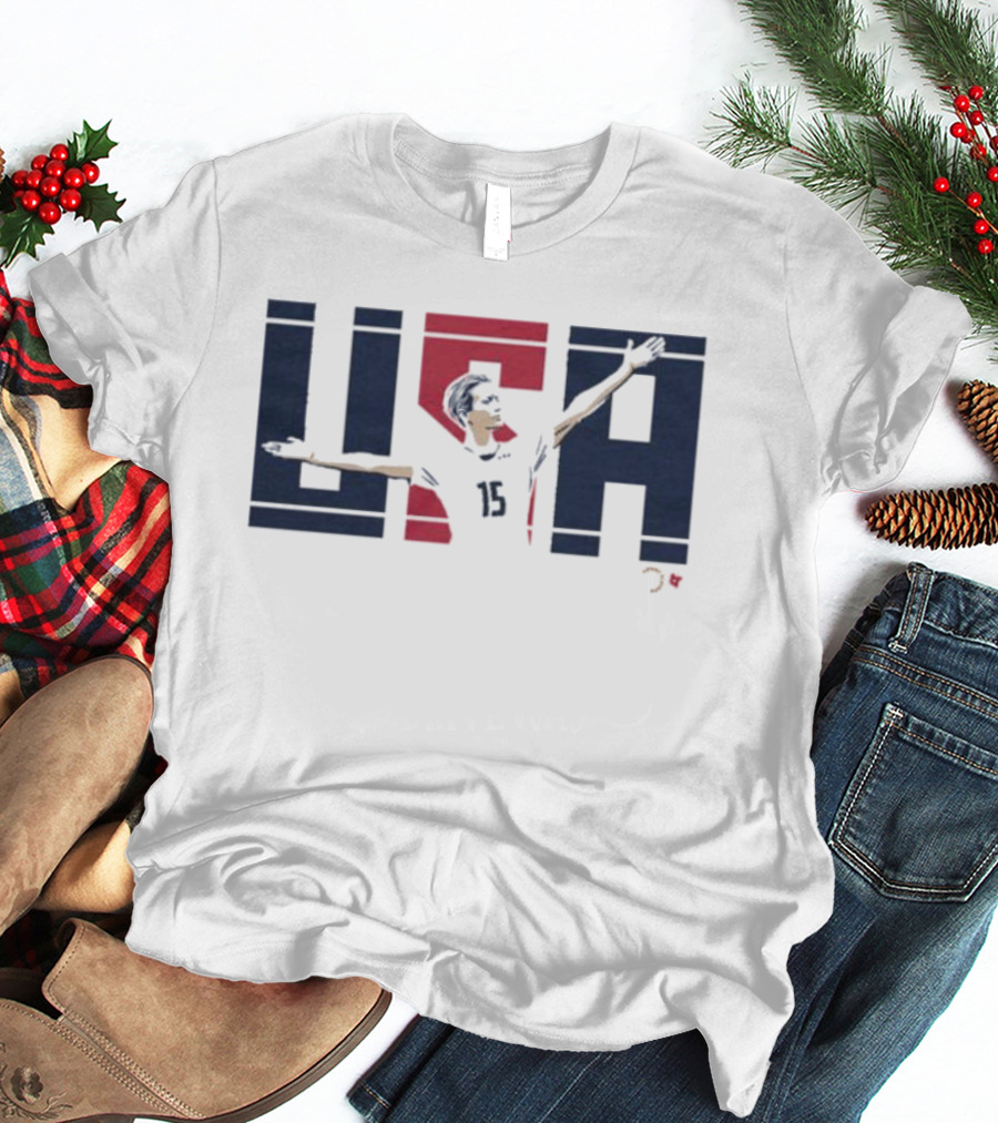 Megan Rapinoe USA 15 Iconic Pose USWNT Legend T-Shirt