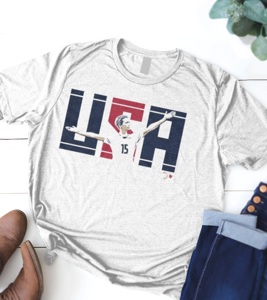 Megan Rapinoe USA 15 Iconic Pose USWNT Legend T-Shirt