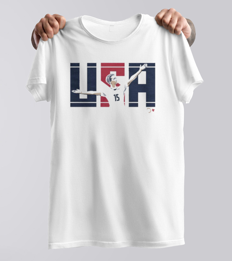 Megan Rapinoe USA 15 Iconic Pose USWNT Legend T-Shirt