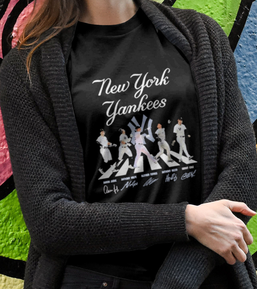 New York Yankees Aaron Judge Anthony Volpe Gleyber Torres Anthony Rizzo Gerrit Cole T-Shirt