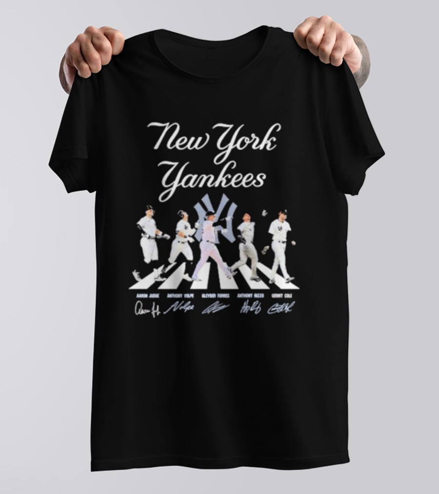 New York Yankees Aaron Judge Anthony Volpe Gleyber Torres Anthony Rizzo Gerrit Cole T-Shirt