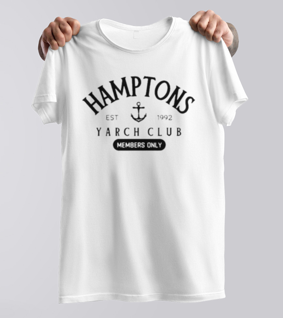 HAMPTONS YACHT CLUB EST 1992 MEMBERS ONLY T-Shirt