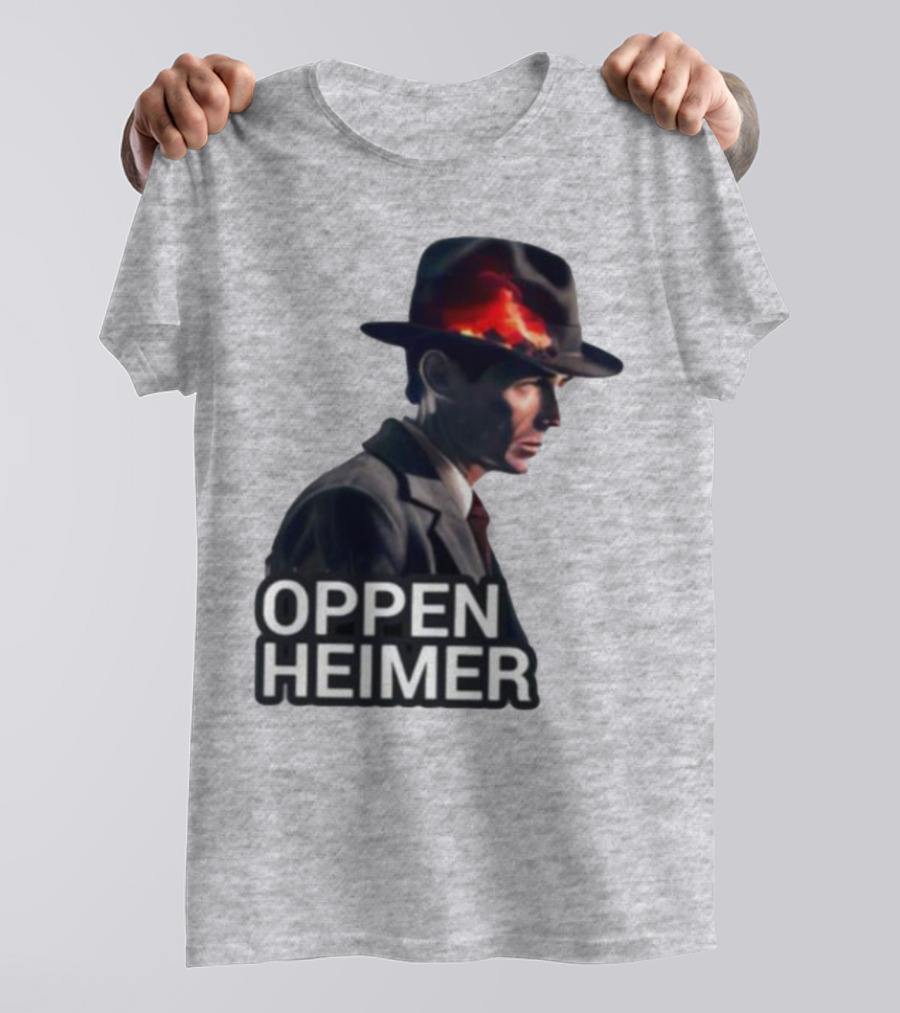 Oppenheimer Cillian Murphy Fiery Explosion Hat T-Shirt