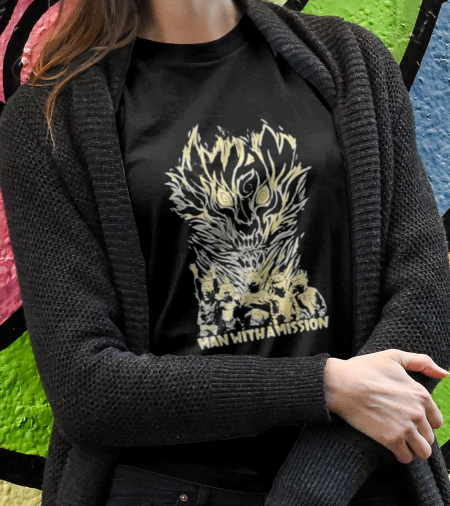 Ran Touring Man With A Mission Mwam Fire Merch T-Shirt