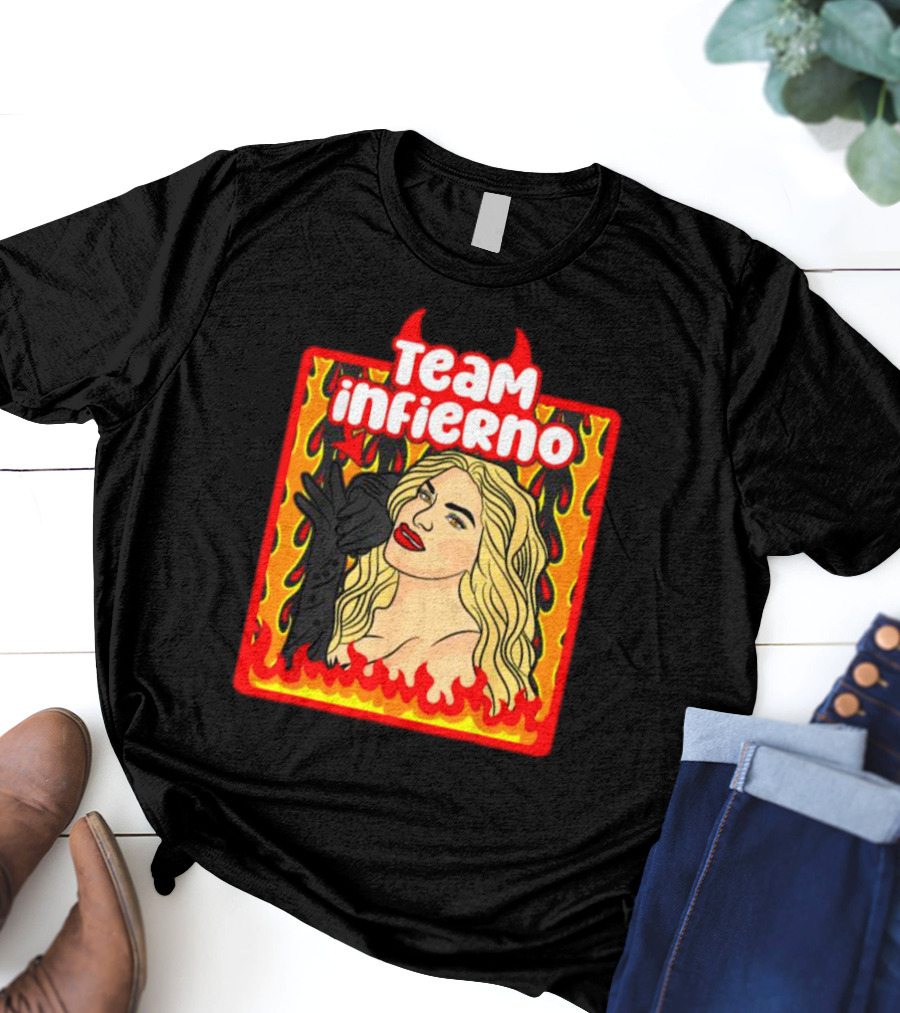 Team Infierno Wendy Guevara Latina Flames T-Shirt