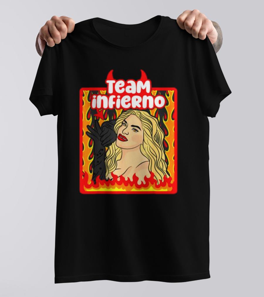 Team Infierno Wendy Guevara Latina Flames T-Shirt