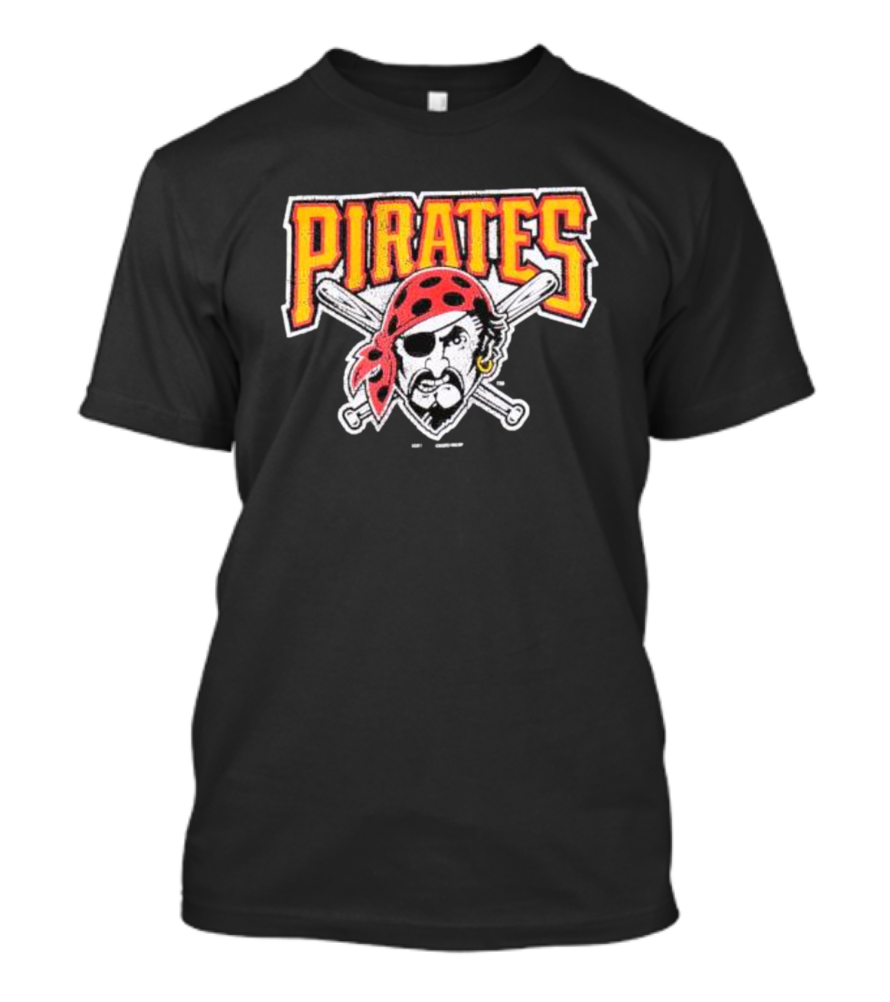 Pittsburgh Pirates Youth Distressed Vintage Crossed Bats T-Shirt