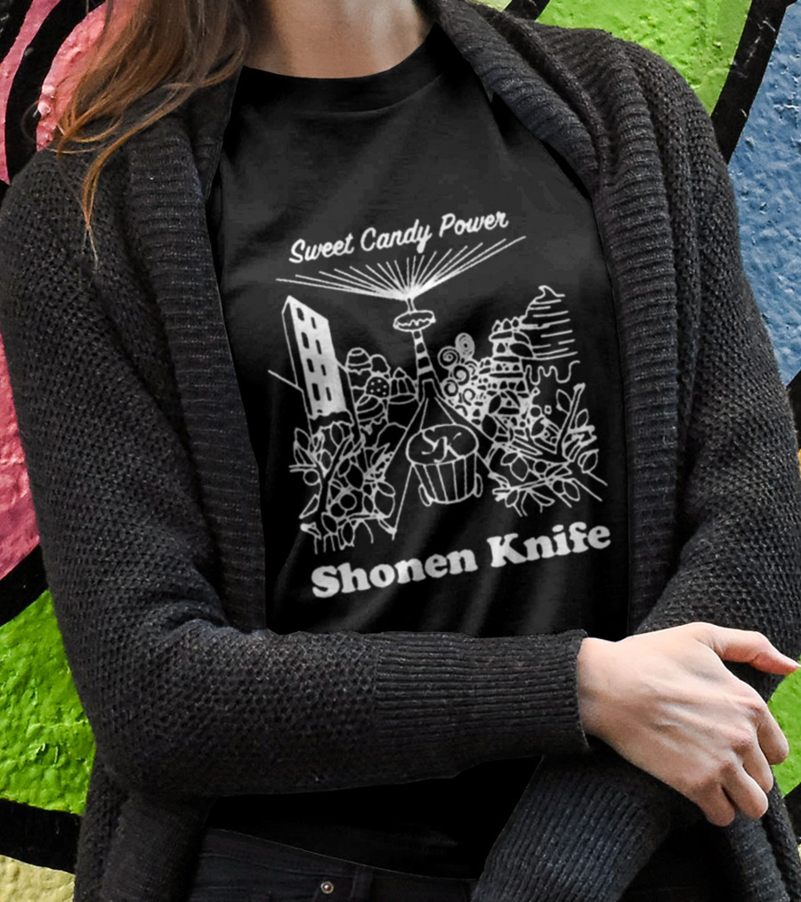 Sweet Candy Power Shonen Knife Touring Merch T-Shirt