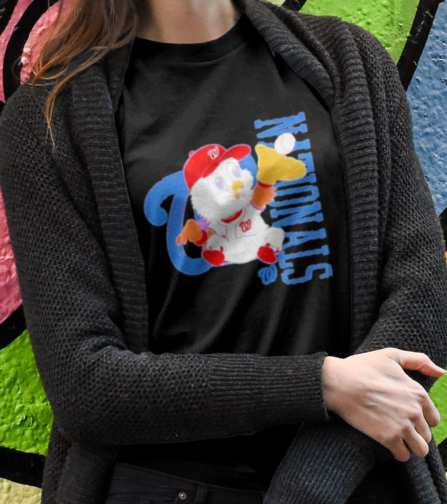 Washington Nationals Infant Mascot Logo Baseball T-Shirt