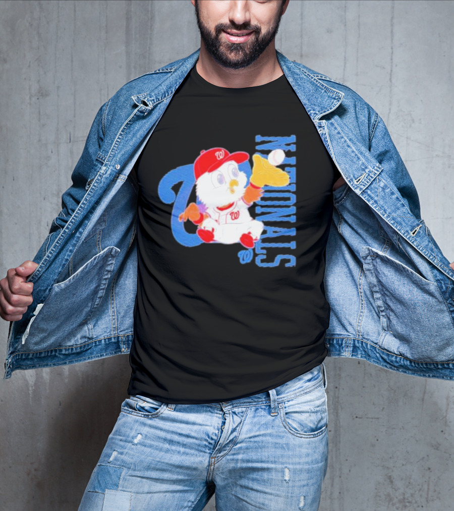 Washington Nationals Infant Mascot Logo Baseball T-Shirt