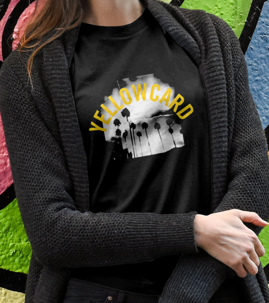 YELLOWCARD Palm Tree Skyline Arch T-Shirt