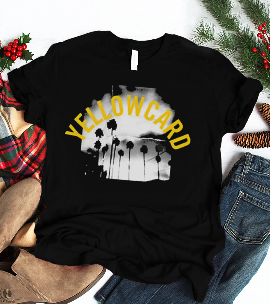 YELLOWCARD Palm Tree Skyline Arch T-Shirt
