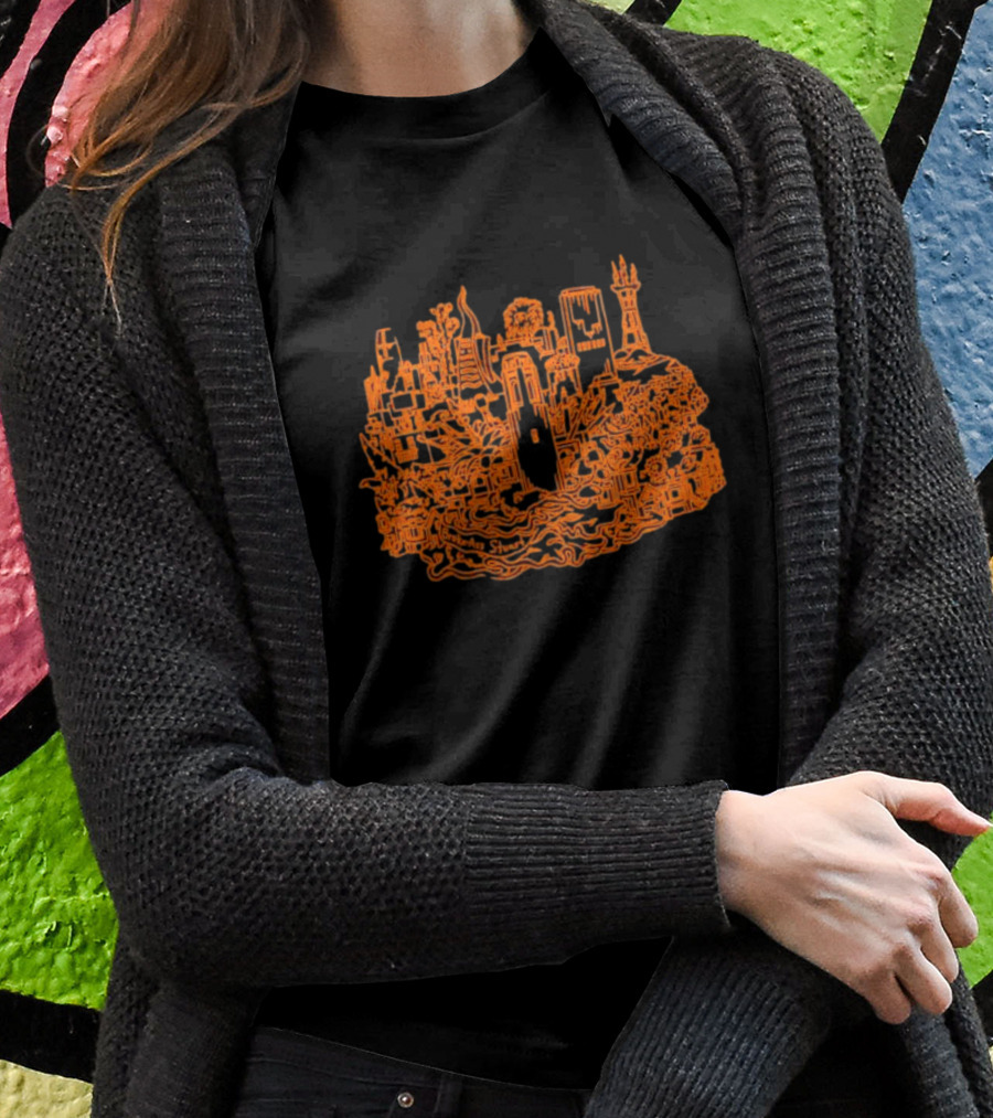 Broke Ass Stuart Urban Skyline Amos Goldbaum T-Shirt