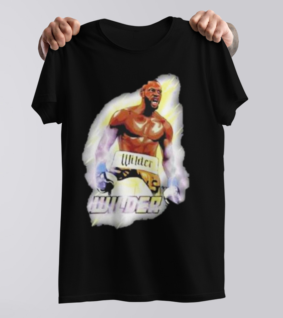 Deontay Wilder Lightning Boxer Champion Energy T-Shirt