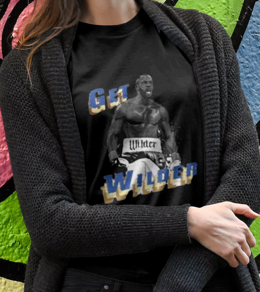 Get Wilder Boxer Roaring With Boxing Gloves T-Shirt