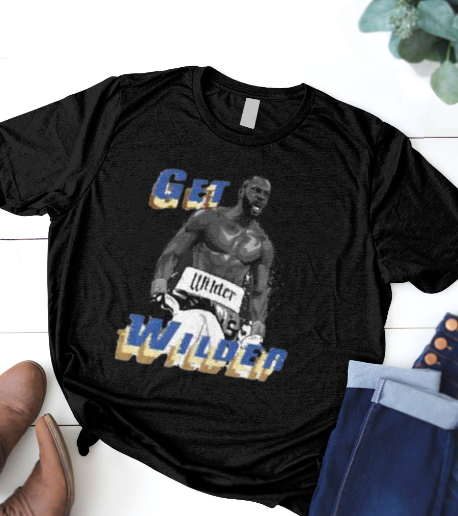 Get Wilder Boxer Roaring With Boxing Gloves T-Shirt