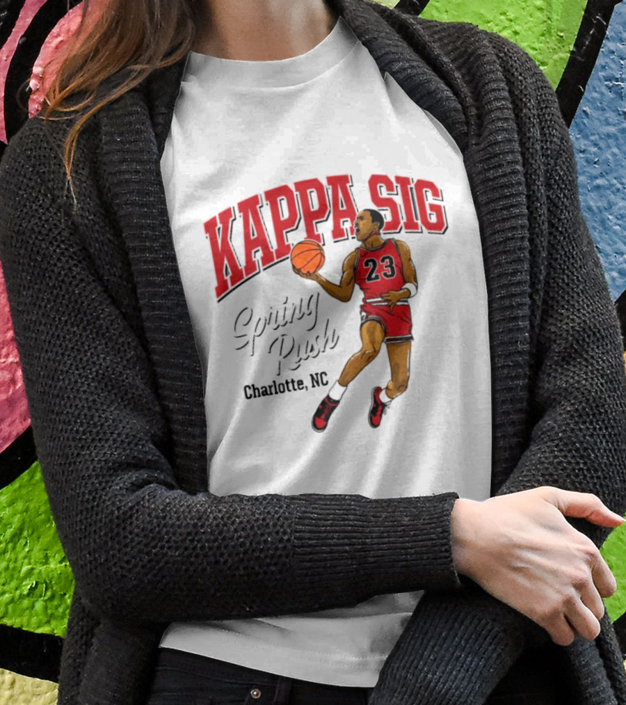 Kappa Sig 23 Basketball Spring Rush Charlotte NC T-Shirt