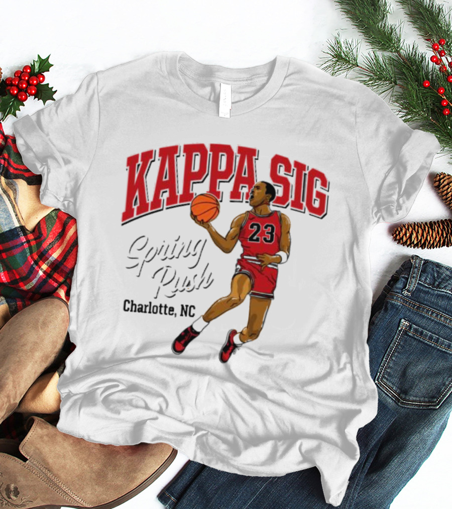 Kappa Sig 23 Basketball Spring Rush Charlotte NC T-Shirt