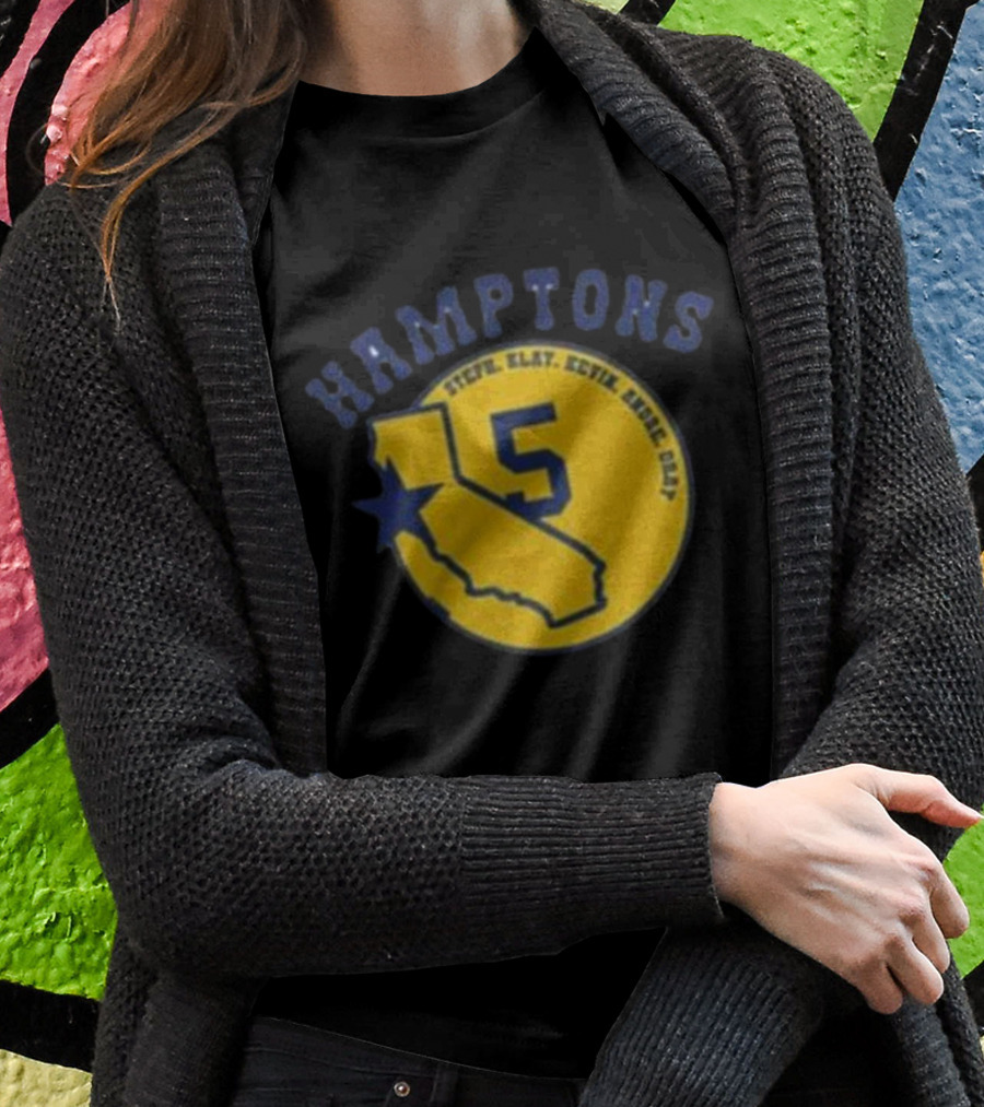 Golden State Hamptons 5 Steph Klay Kevin Andre Dray California Star T-Shirt