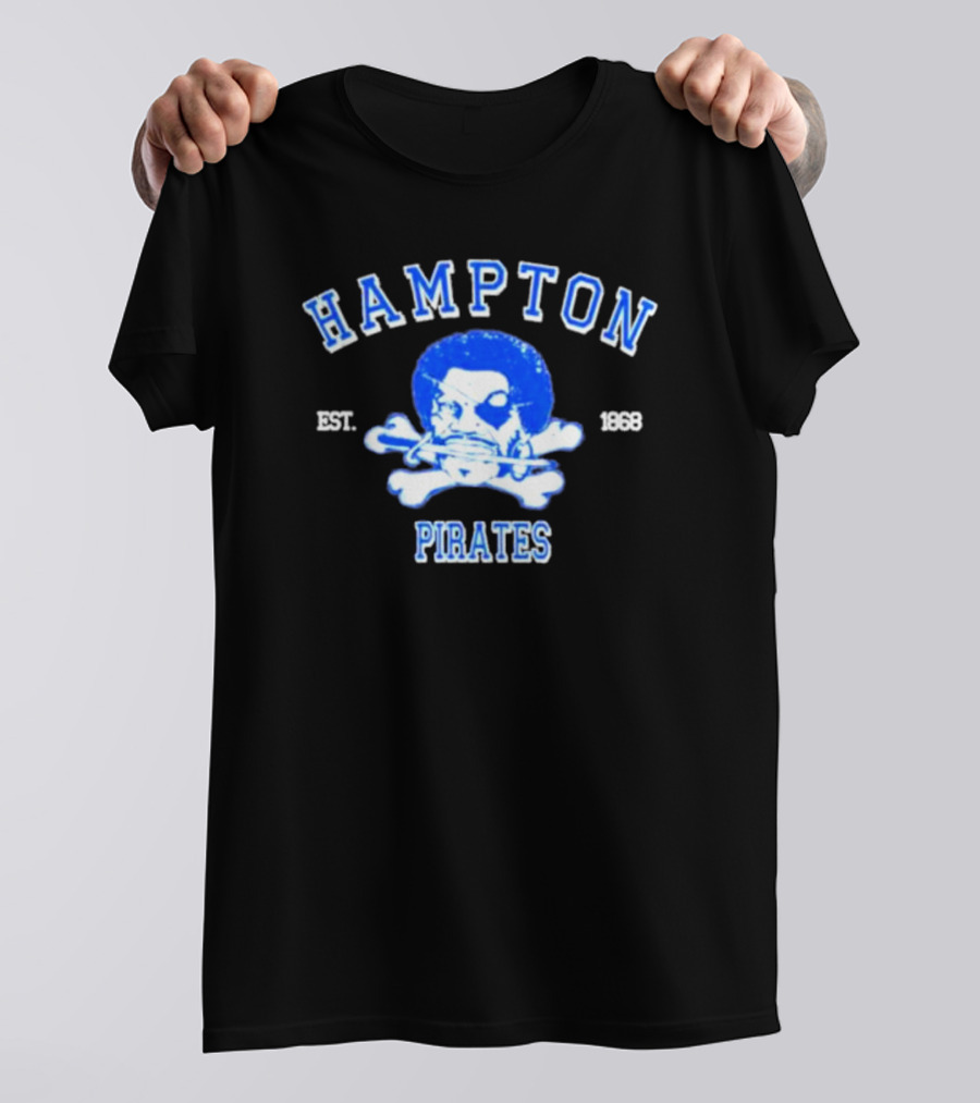 Hampton Pirates Est.1868 Skull And Crossbones T-Shirt