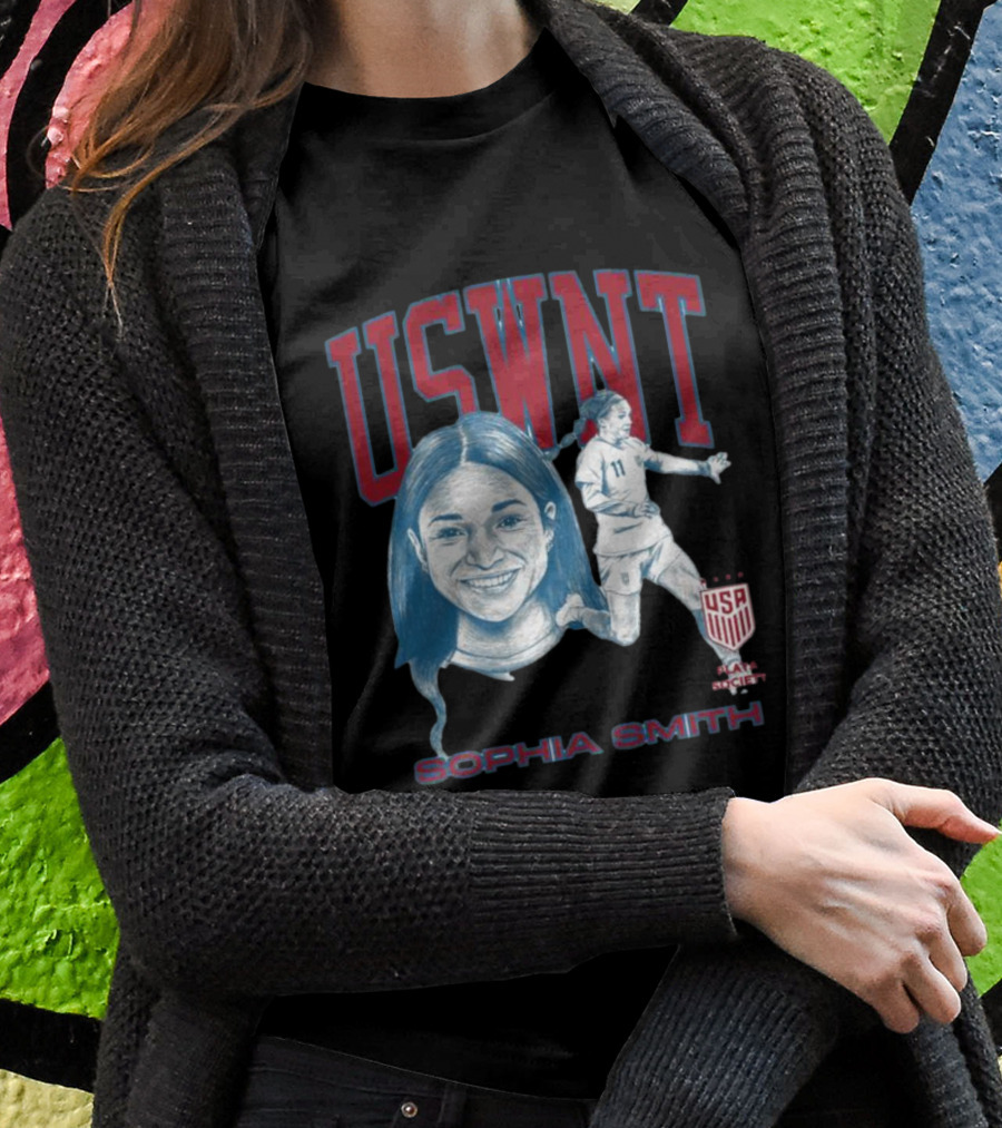 USWNT Playa Society Sophia Smith USA Soccer T-Shirt