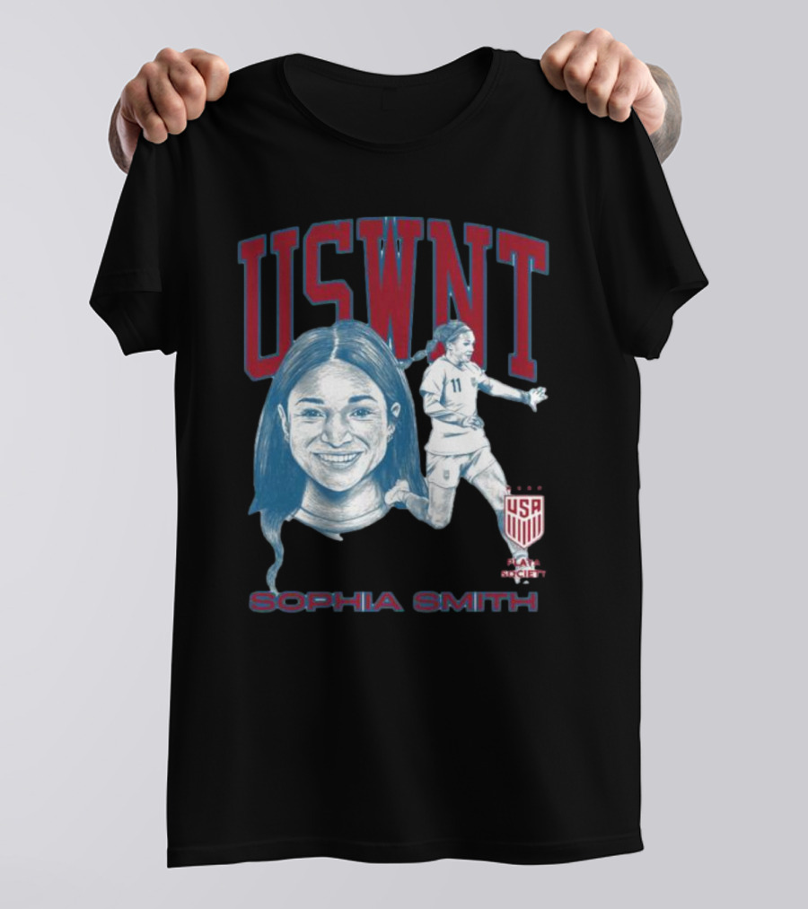 USWNT Playa Society Sophia Smith USA Soccer T-Shirt