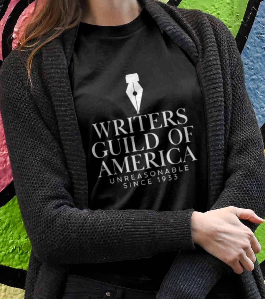 David H. Steinberg Writers Guild Of America Unreasonable Since 1933 Pen Nib T-Shirt