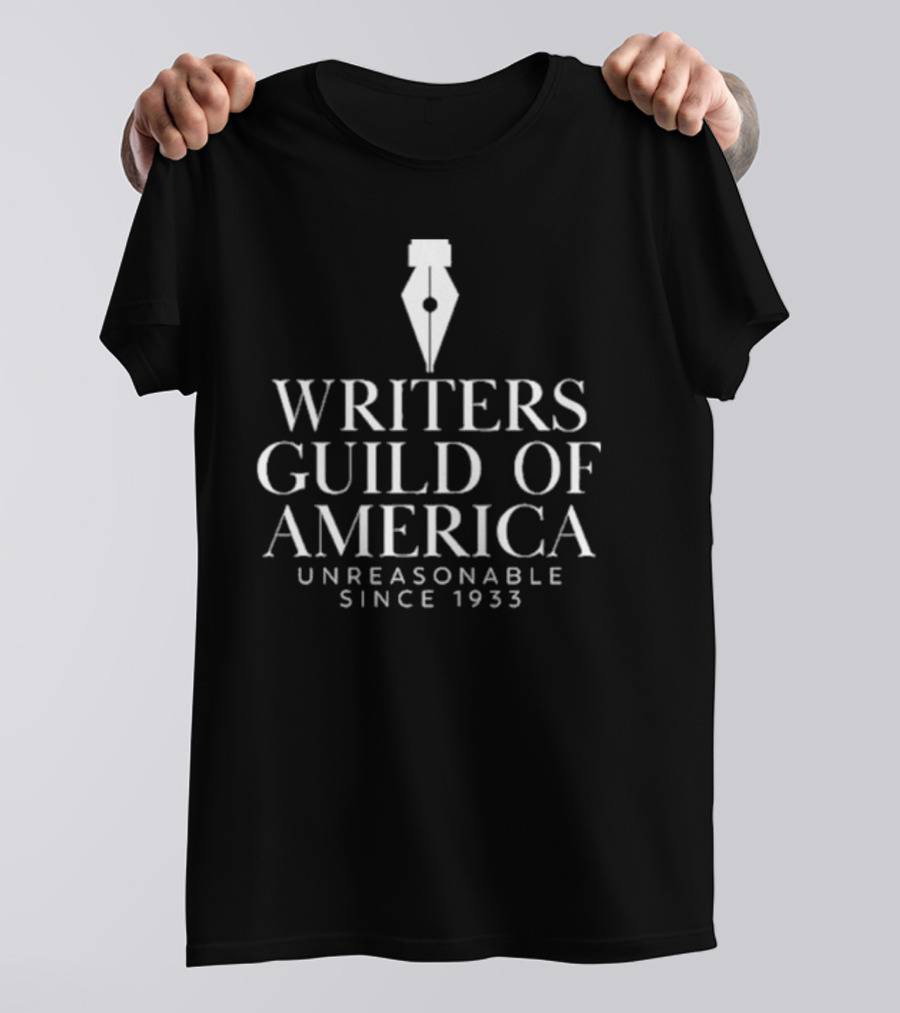David H. Steinberg Writers Guild Of America Unreasonable Since 1933 Pen Nib T-Shirt