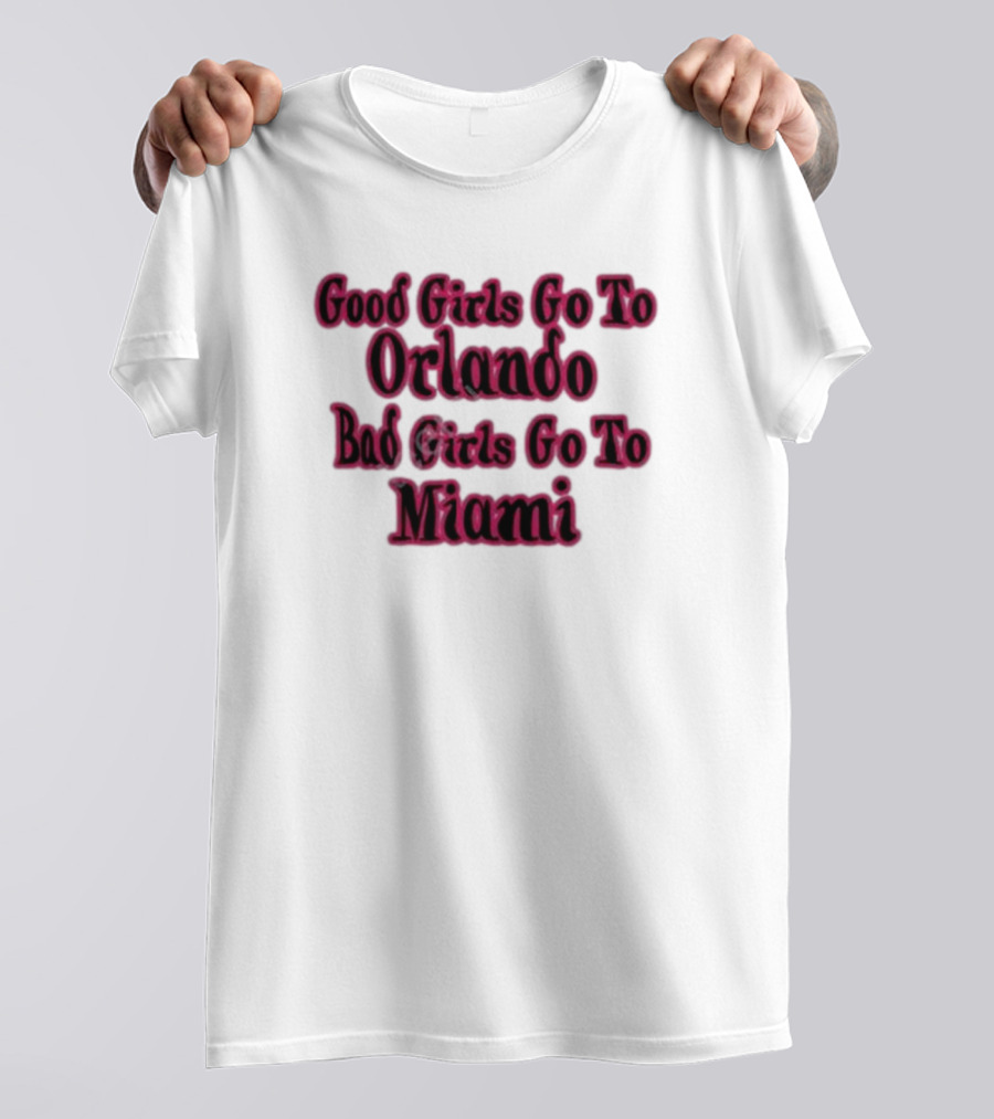 Ellen Marlow Wearing Good Girls Go To Orlando Bad Girls Go To Miami T-Shirt