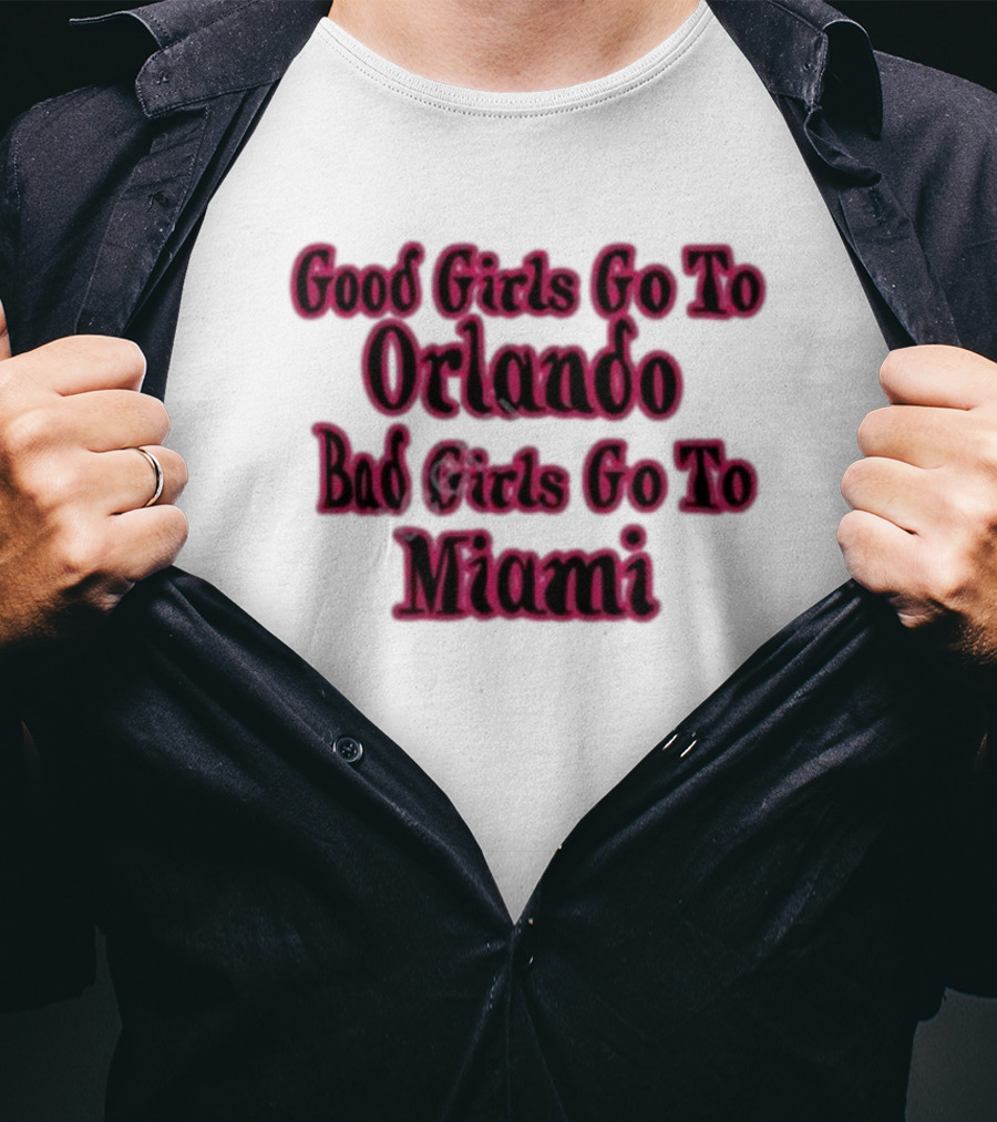 Ellen Marlow Wearing Good Girls Go To Orlando Bad Girls Go To Miami T-Shirt