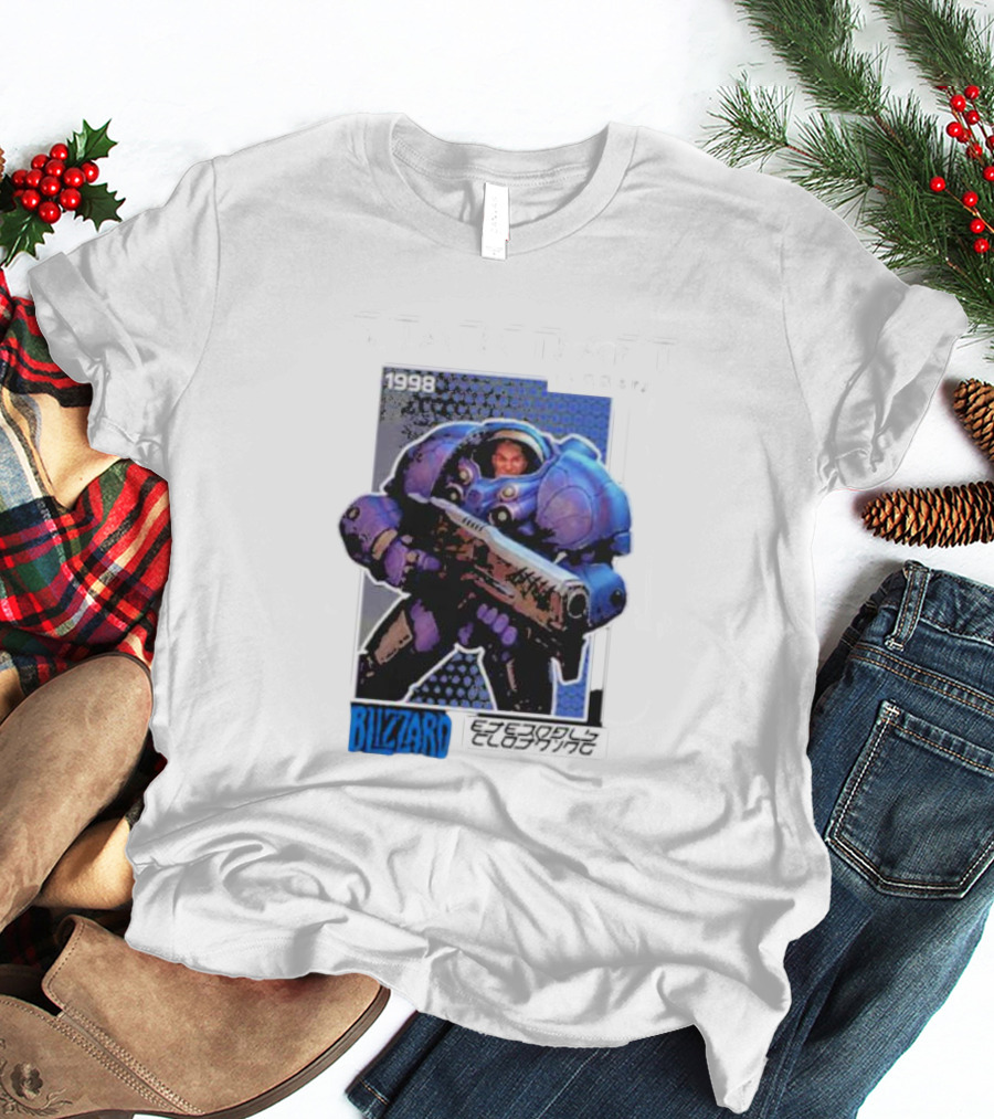 Starcraft Terran 1998 Blizzard Eteson's Clothing T-Shirt