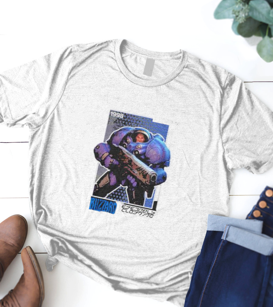 Starcraft Terran 1998 Blizzard Eteson's Clothing T-Shirt