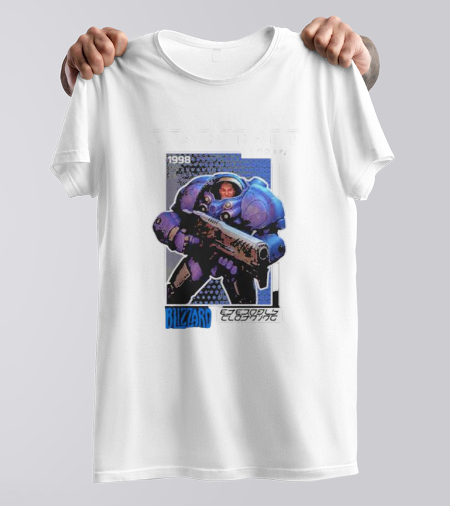 Starcraft Terran 1998 Blizzard Eteson's Clothing T-Shirt