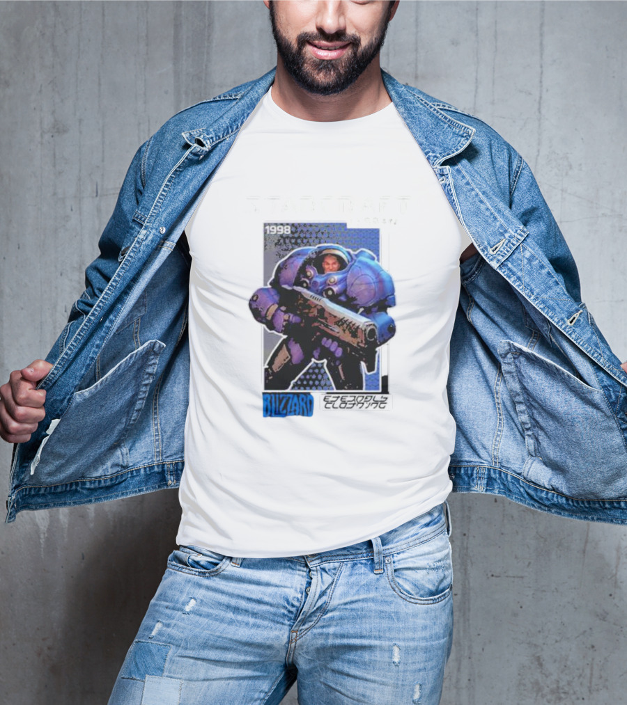 Starcraft Terran 1998 Blizzard Eteson's Clothing T-Shirt