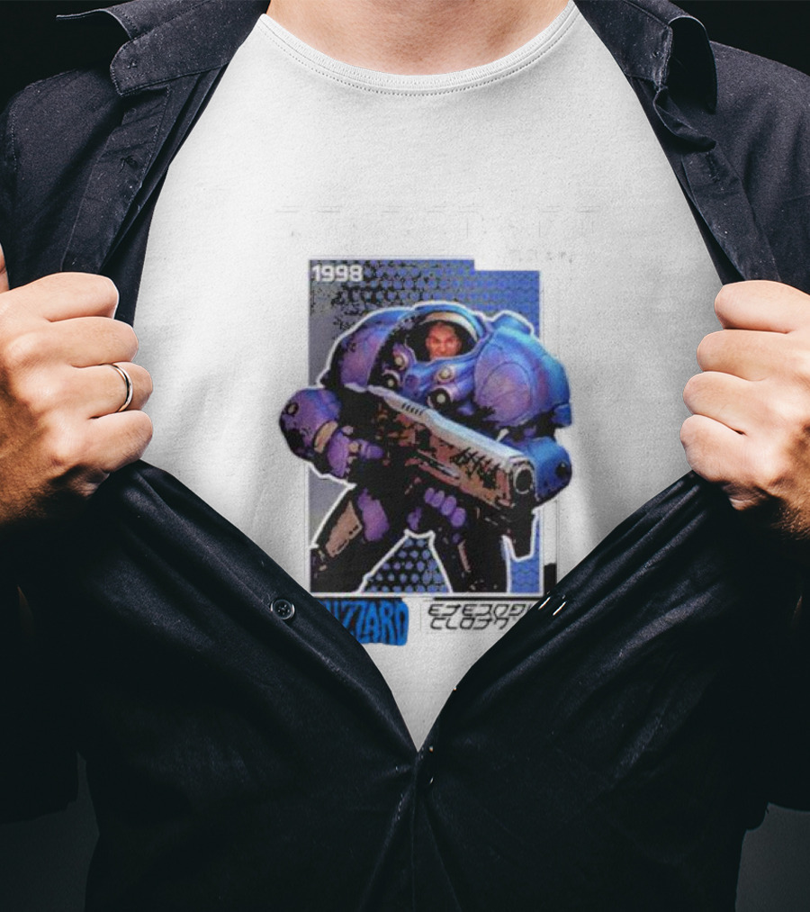 Starcraft Terran 1998 Blizzard Eteson's Clothing T-Shirt